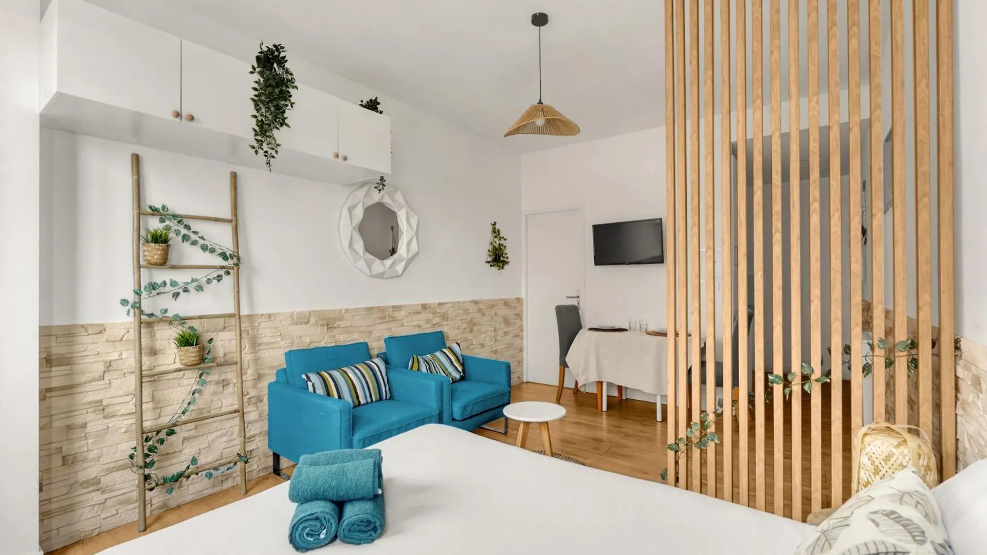Apartmán Le Boheme Chic - Studio Cosy - Metro & Gare Toulouse Francie